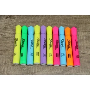 Evidenziatori stile serbatoio largo Sharpie, punta a scalpello, colori assortiti, numero 11 - Foto 1 di 4
