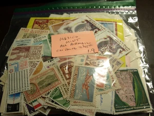 1,9 UNZEN MEXIKO LUFTPOSTMARKEN ALLE POSTFRISCH VIELE KOMPLETTE SÄTZE - Bild 1 von 2