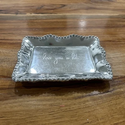 Beatriz Ball Engraved Small Tray  7”x5" - Image 1 of 3