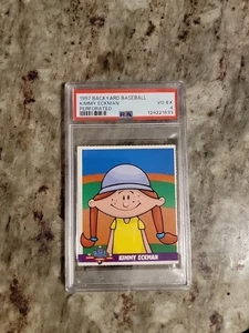 1997 Backyard Baseball Kimmy Eckman PSA 4  Rare Rookie RC Trading Card - Picture 1 of 6