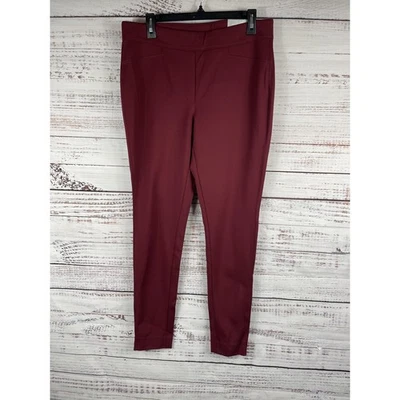 Pantalones Legging Chicos Ponte Para Mujer 12 Rojo Arándano Especia Ajustados Elásticos Foto 1 de 4