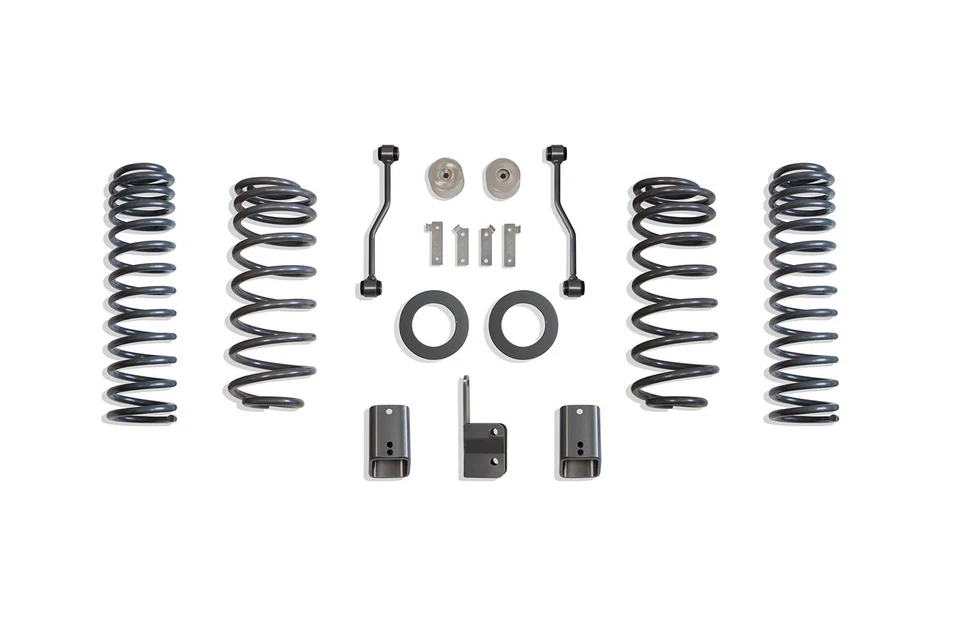 MaxTrac 悬架 2021 - 2025 适用于吉普牧马人 JL 混合动力 4 英寸升降套件无减震器 — 第 1/1 张图片
