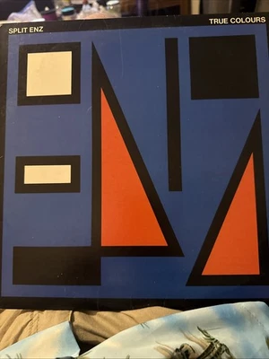 Split Enz ‎– True Colours Vinyl Record Laser Edge holographic Vinyl Foto 1 de 4