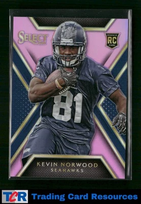 2014 Panini Select #166 Kevin Norwood Prizm Fuchsia #/199 - Image 1 of 2