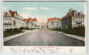 Postcard Vintage 1906 Campus View of the University of Chicago in Chicago, IL. - Picture 1 of 2