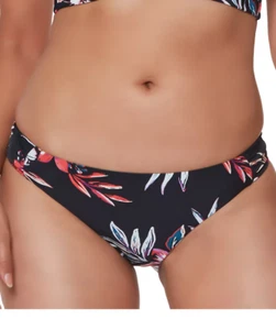 Bikini Swim Bottoms Hipster Black Floral Print Size Small BAR III $44 - NWT - Picture 1 of 5