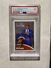 Devin Booker 2015-16 Panini Stickers NBA #400 Rookie RC European PSA 9 Mint