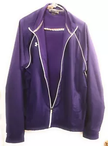 Under Armour Windbreaker Light Jacket Women's Size XL Loose Purple NEW - Picture 1 of 6