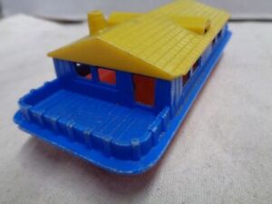 Vintage plastic HOUSEBOAT Ideal Toys 1959 1957 used house boat toy