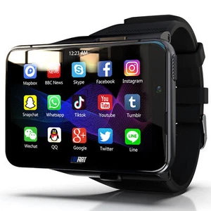 4G Android Smart Watch 2.88" Touch Screen HD Camera Smartwatch 2300mAh 4G+64GB - Picture 1 of 19