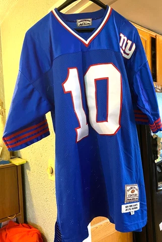 Players of the Century New York Giants #10 Eli Manning Jersey 3XL Blue Cover