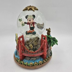 Disney MICKEY MOUSE California Adventure MUSICAL GLOBE Hollywood Pictures WORKS - Imagen 1 de 12