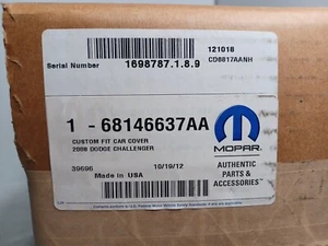 Custom Fit Car Cover 2008 Dodge Challenger - MOPAR - NOS - SOLD FOR PARTS - Bild 1 von 13