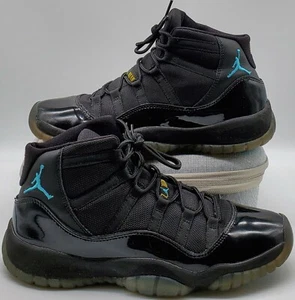 Nike Air Jordan 11 XI Retro 2013 "Gamma Blue" Black (GS) Boys Size 7Y 376038-006 - Picture 1 of 9