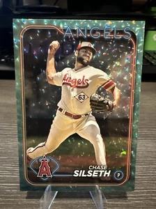 2024 Topps Series 2 #585 Chase Silseth Aqua Foilboard /399 Los Angeles Angels π₯ - Picture 1 of 3