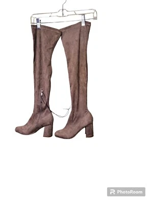 Новый без ярлыков коричневый сапоги до колена размер 7  - Изображение 1 из 4