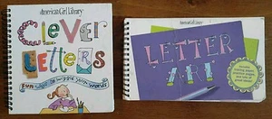 Letter Art Bücher Kunst Lettering Clever Letters American Girl *Retired* Lot/2 - Bild 1 von 6