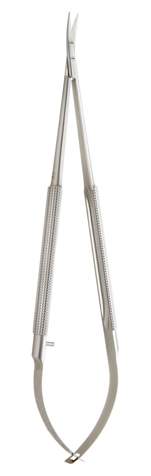 Micro Tijeras, 6" (15,2 cm), Hojas Curvas 8 mm, Asas Redondas, Premium Foto 1 de 1