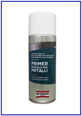 AREXONS Fondo Riempitivo Bomboletta Smalto Spray Vernice per Metalli Carrozzeria Ferro