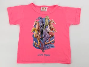 Cape Town South Africa Short Sleeve Bright Pink T-Shirt Baby Girl Size 2 - Picture 1 of 5