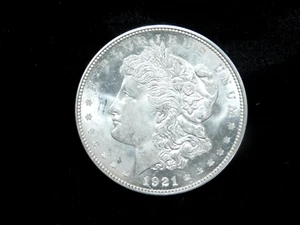 1921-D $1 Morgan Silver Dollar - GEM UNC - Picture 1 of 4
