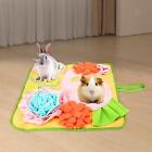 Rabbit Foraging Mat Square Bright Colors Pet Foraging Pad Funny Interactive feed