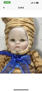 Tiger Limited Edition Vinyl Puppe von Marie Osmond 678/3000 - Bild 1 von 3