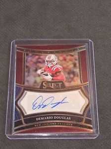 2024 Select Demario Douglas Purple Auto /75 Patriots - Bild 1 von 2