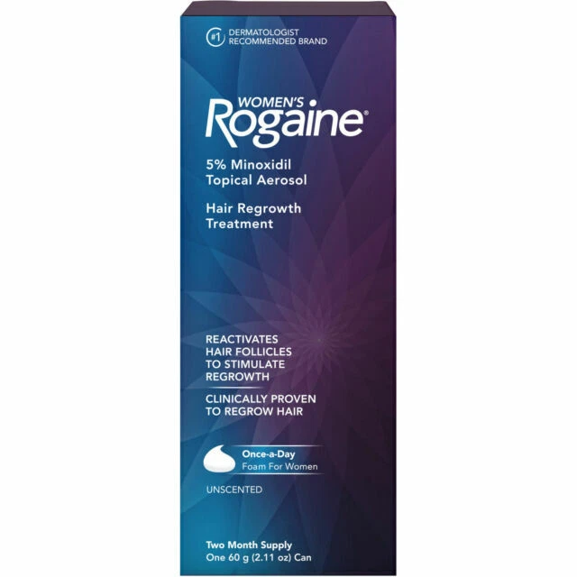 Women's ROGAINE Hair Regrowth Treatment Foam 2 Month Supply