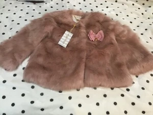 Pink angels ace live love sparkle yvette coat tea rose color new size 8-9 - Picture 1 of 8