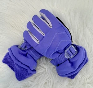 3M Thinsulate Champion Girls Snow & Ski Gloves Purple & Lavender - Picture 1 of 5