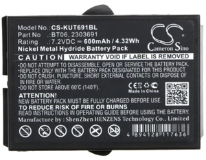 Ersatzakku - CS-KUT691BL - Ikusi BT06 / 2303691 - 7,2 Volt 600mAh Ni-MH - Bild 1 von 4