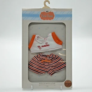 Paola Reina Puppenkleidung, bauchfreies Oberteil & Shorts "Te Quiero" (I Love You) Onil - neu - Bild 1 von 13