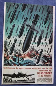 REPRODUCTION AFFICHE WW2 / BOMBARDEMENT DE DUSSELDORF - Bild 1 von 1