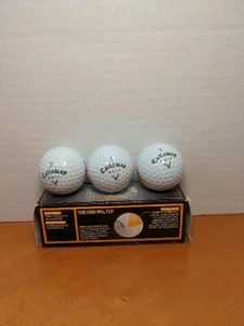 Callaway Warbird Plus Golf Ball Long Distance Sleeve Of 3 Golf Balls New - Picture 1 of 2