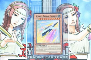 Yugioh Rocket Arrow Express NUMH-EN024 1st Edition Super Rare - Picture 1 of 2