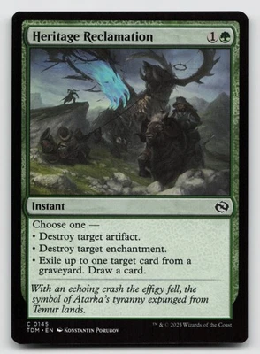 Heritage Reclamation C Tarkir: Dragonstorm 145 NM - Image 1 of 2