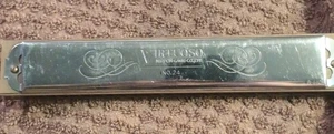 Nippon Gakki Co. LTD Yamaha Virtuoso 1970 vintage n. Armonica 24 tasti A - firma - Foto 1 di 9