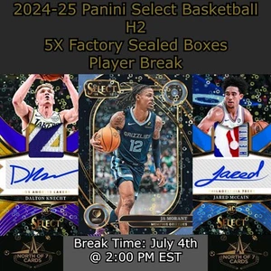 Hakeem Olajuwon 2024-25 Panini Select Basketball H2 - 5X Box Player BREAK #1 - Picture 1 of 3