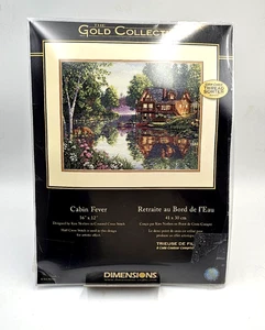 Dimensions Gold Collection CABIN FEVER Counted Cross Stitch Kit 35183 - Picture 1 of 3