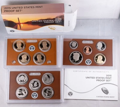 2015-S U.S. Mint 14 Coin Clad Proof Set OGP/COA - Image 1 of 4