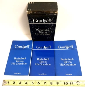 Gurdjieff 'Beelzebub's Tales to His Grandson' Paperback Box Set 1973, 3 Volumes - Imagen 1 de 4