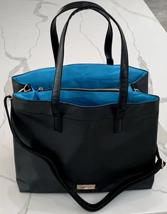 Versace Fragancias Negro Bolso de Mano de Viaje Bolso de Mano de Hombro para Pasar la Noche Nuevo - Imagen 1 de 16