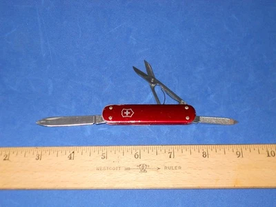 Clip para dinero - Victorinox Swiss Army Clip para dinero cuchillo - Rojo Alox - Hecho en Suiza Foto 1 de 4