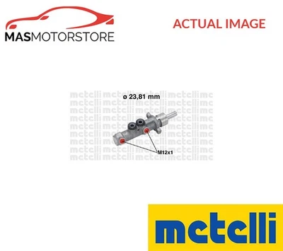 BRAKE MASTER CYLINDER METELLI 05-0572 A FOR RENAULT MASTER II 3L,2.5L - Image 1 of 4