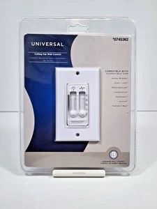 Harbor Breeze- Universal Ceiling Fan & Light Wall Control 0745362 White New - Picture 1 of 10