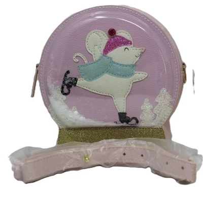 Bath & Body Works Patinaje sobre Hielo Ratón Globo de Nieve Bolsa de Cosméticos Maquillaje Bandolera Nueva Foto 1 de 4