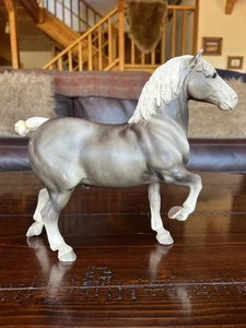 Vintage BREYER Horse #92 Belgian Smoke Grey 1965-1971 - Picture 1 of 8