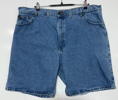 Pantalones Cortos De Colección Carhartt Para Hombres 44 Azul Actual 43X10 Denim Pantalones Cortos Medianos Ropa de Trabajo Foto 1 de 4