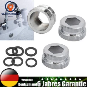 M24 zu M22 Doppelgewinde Küche Bad Wasserhahn Adapter Feste Stecker Wasserfilter - Bild 1 von 9